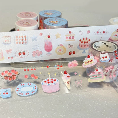 Die-Cut Sticker Roll - Peach Party