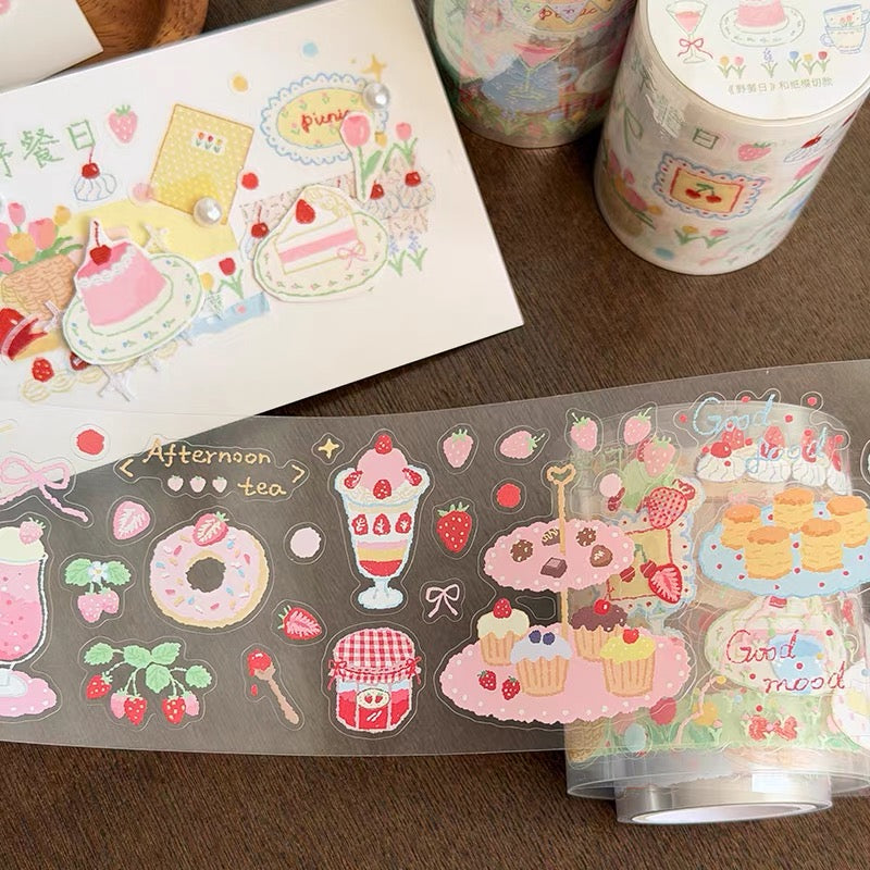 Die-Cut Sticker Roll - Picnic Day