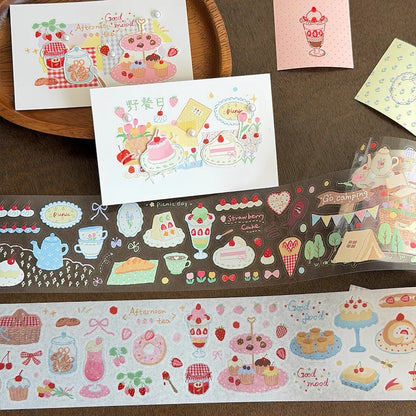 Die-Cut Sticker Roll - Picnic Day