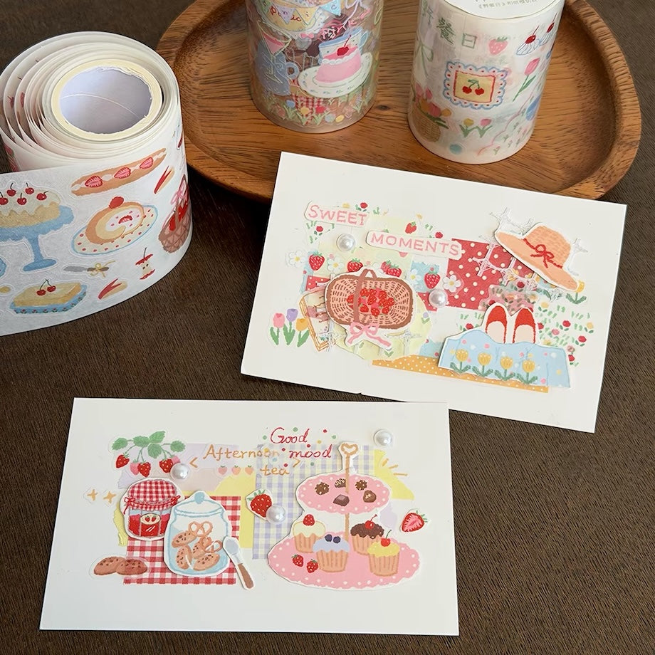 Die-Cut Sticker Roll - Picnic Day