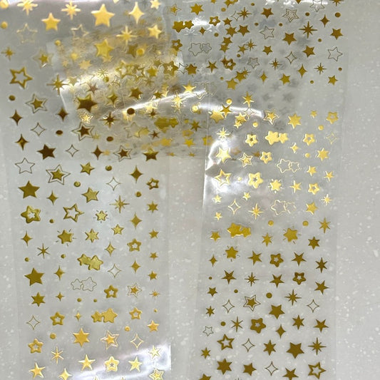 Die-Cut Sticker Roll - Shiny Star