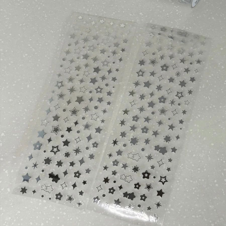 Die-Cut Sticker Roll - Shiny Star
