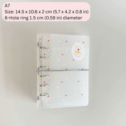 Lace Dot Binder - A6 Personal, A7, & M5 Size