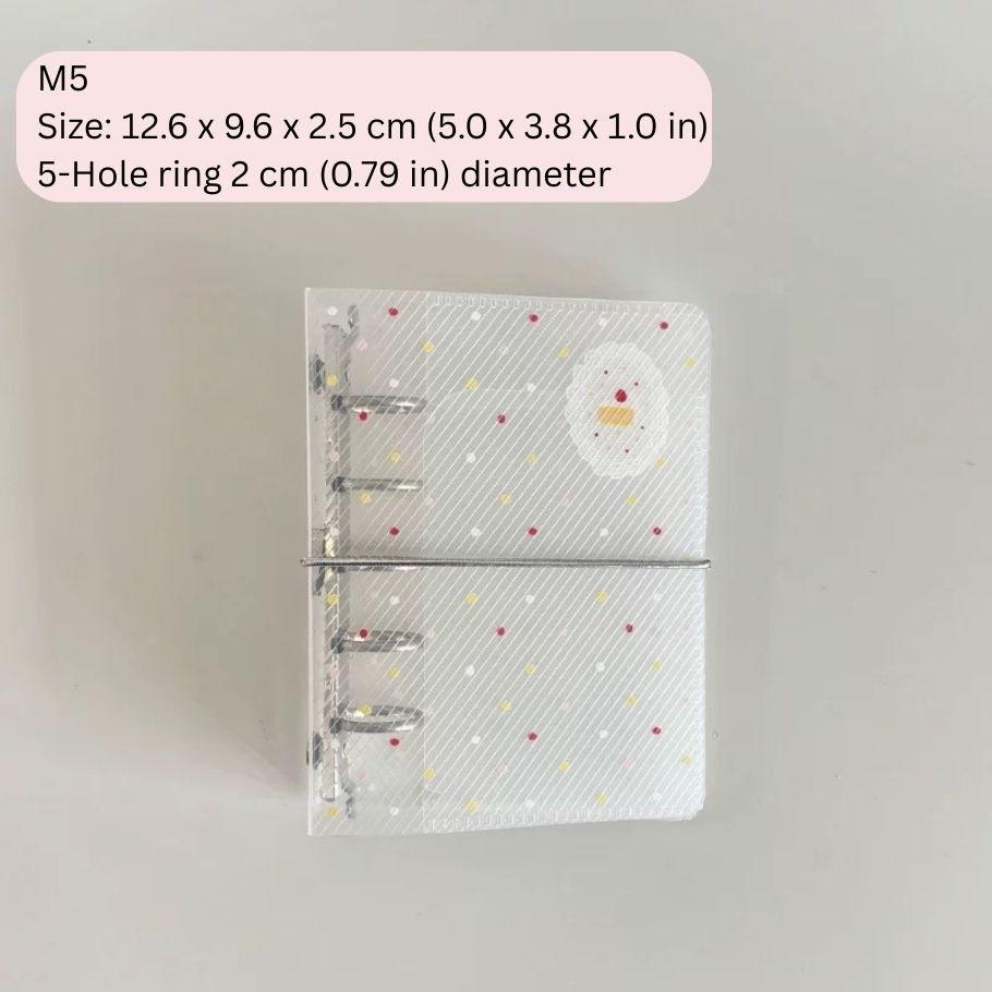 Lace Dot Binder - A6 Personal, A7, & M5 Size