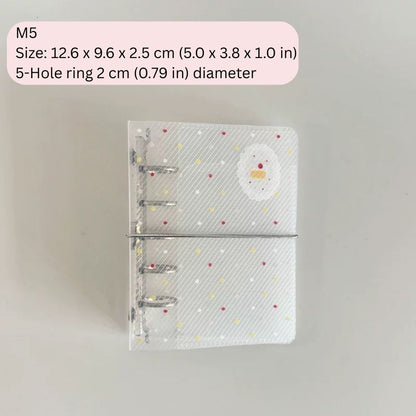 Lace Dot Binder - A6 Personal, A7, & M5 Size