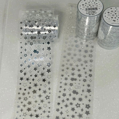 Die-Cut Sticker Roll - Shiny Star