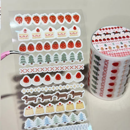 Die-Cut Sticker Roll - Stripes 1