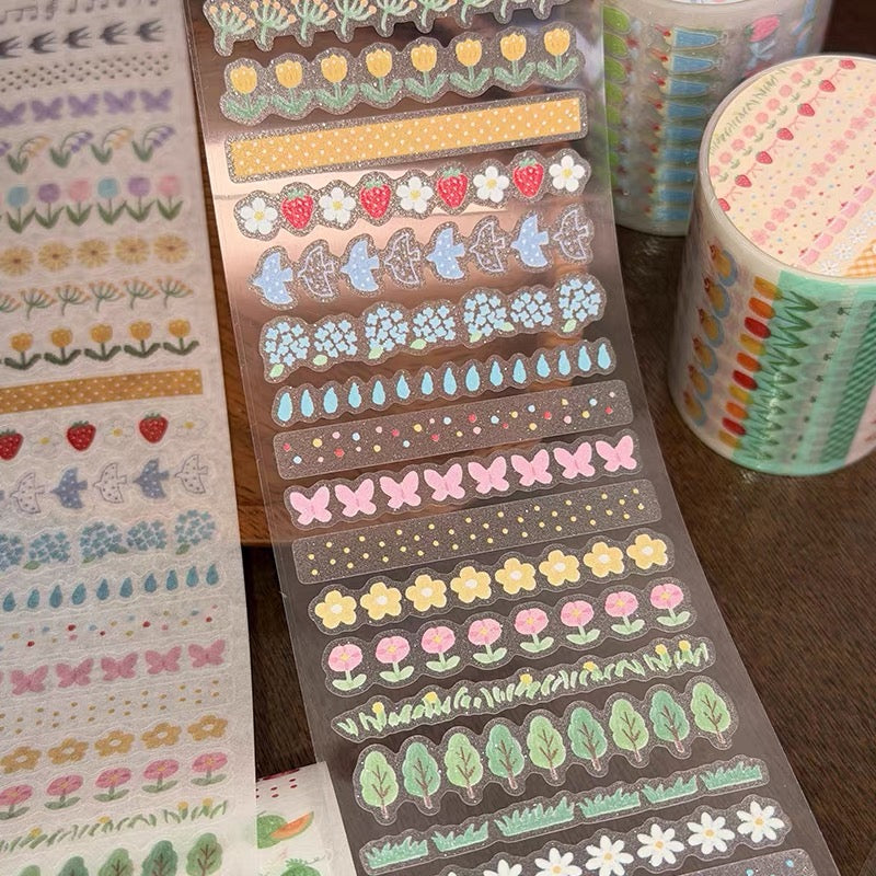 Die-Cut Sticker Roll - Stripes 2