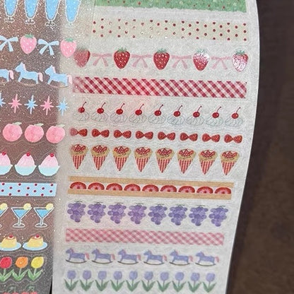 Die-Cut Sticker Roll - Stripes 2
