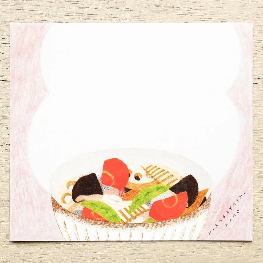 Cozyca Block Memo Pad Sample - Hirabayashi Kano [2026 NEW]