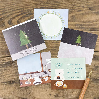 Cozyca Block Memo Pad Sample - Mariko Fukuoka
