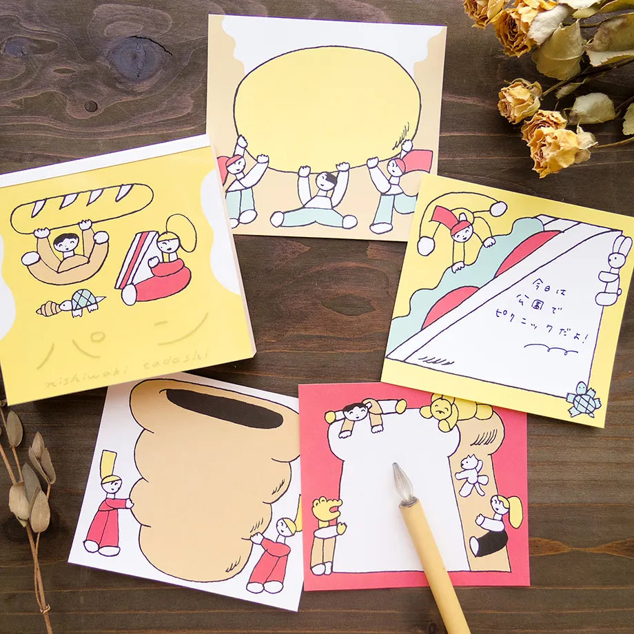 Cozyca Block Memo Pad Sample - Nishiwaki Tadashi [2026 NEW]