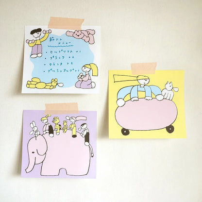 Cozyca Block Memo Pad Sample - Nishiwaki Tadashi [2026 NEW]