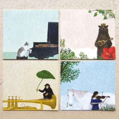 Cozyca Block Memo Pad Sample - Akira Kusaka