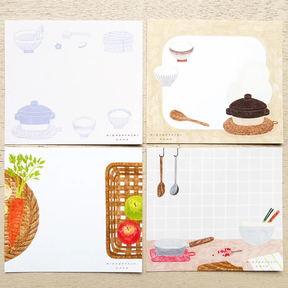Cozyca Block Memo Pad Sample - Hirabayashi Kano [2026 NEW]