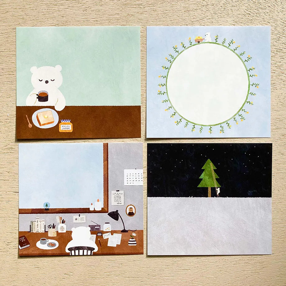 Cozyca Block Memo Pad Sample - Mariko Fukuoka