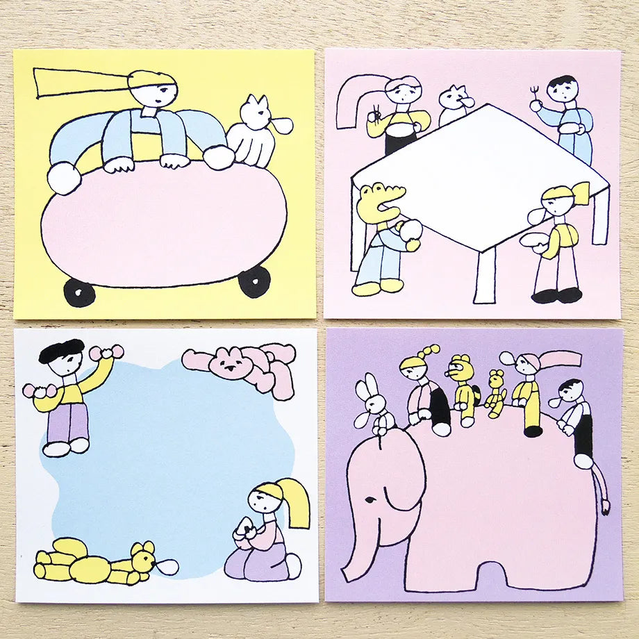 Cozyca Block Memo Pad Sample - Nishiwaki Tadashi [2026 NEW]