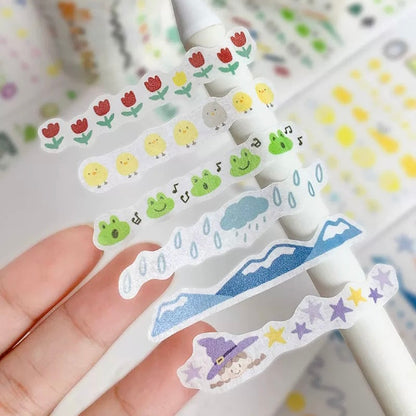 Die-Cut Sticker Roll - Many Dividers