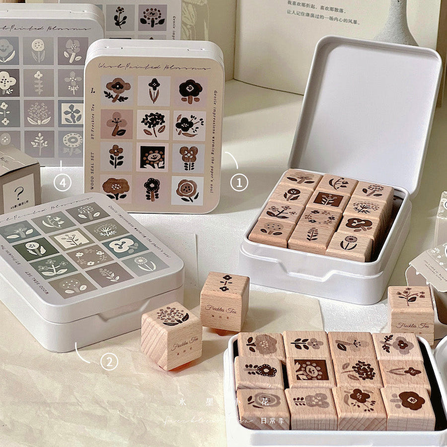 Stamp Blind Box - Wash-Painted Blossoms