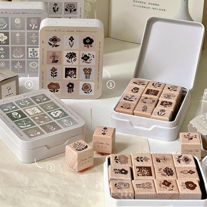 Stamp Blind Box - Wash-Painted Blossoms