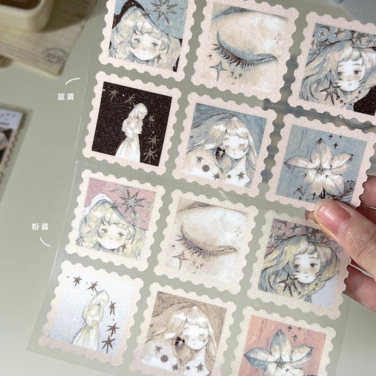 Shiny Sticker Sheet - The Child From The Star