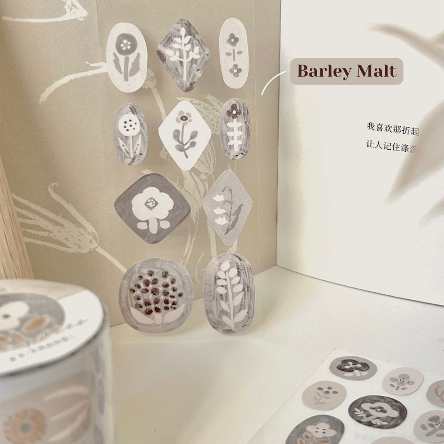Die-Cut Sticker Roll - Spring & Nature