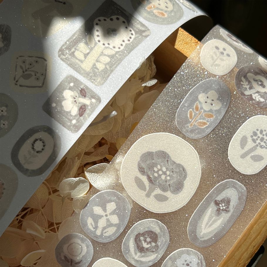 Die-Cut Sticker Roll - Spring & Nature