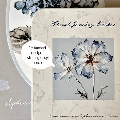 Tin Box - Floral Jewelry Casket