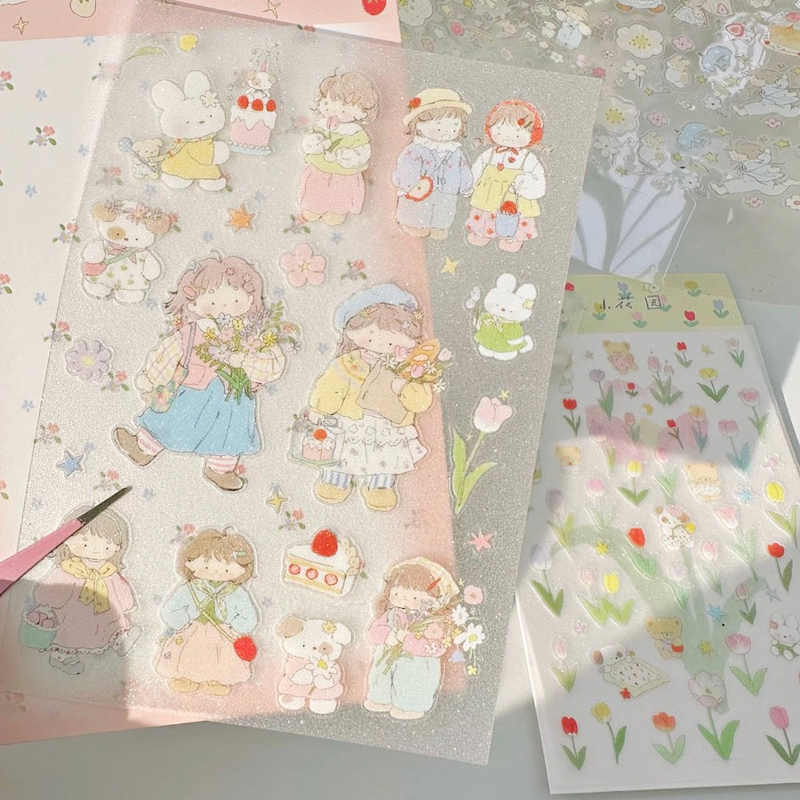 Die-Cut Sticker Sheets vol.8 - The Sweet Shop in the Garden