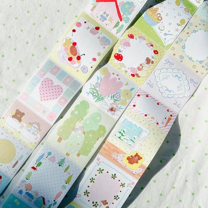Die-Cut Writing Memo Roll - Star Island