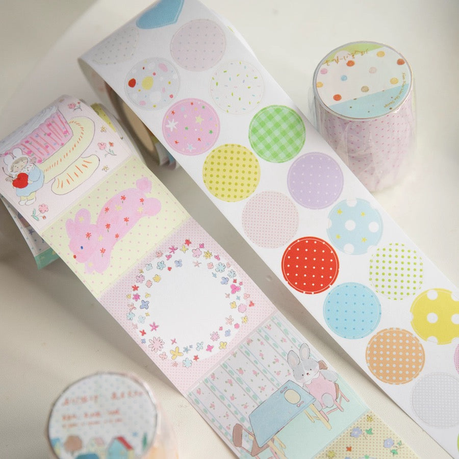 Die-Cut Writing Memo Roll - Star Island