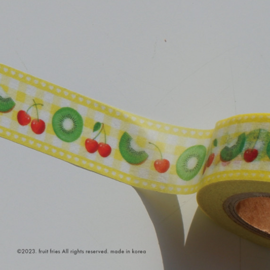 Sweet and Sour Kiwi Cherry Masking Tape