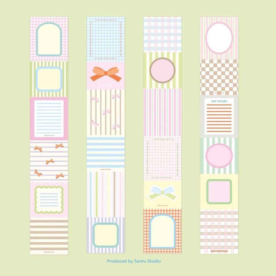 SANTU & TUSAN Original Tape - Holiday Memo Roll