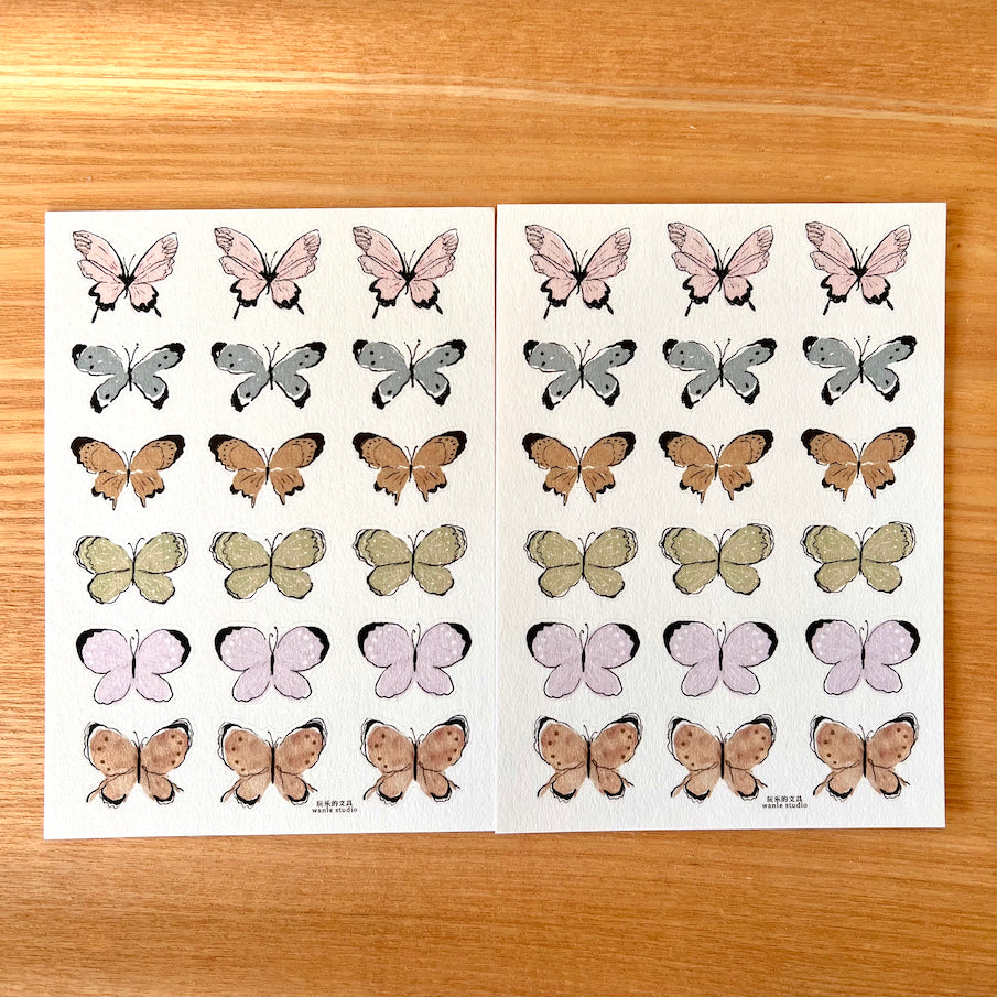 Butterfly stickers