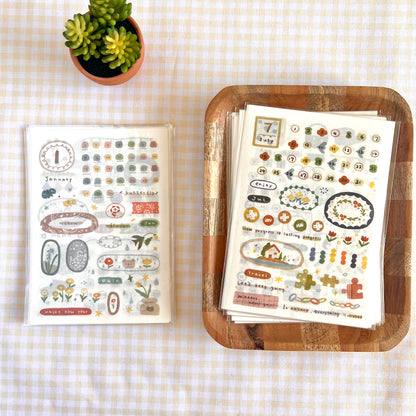 Lovely sticker sheets