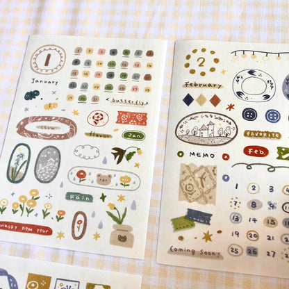 Sticker sheets