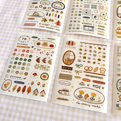 Lovely sticker sheets