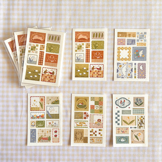 Patchwork memo pad