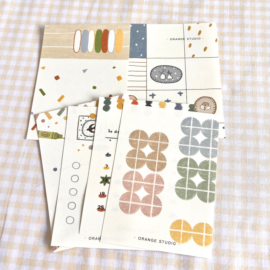 Lovely Memo Pads from Orange Studio