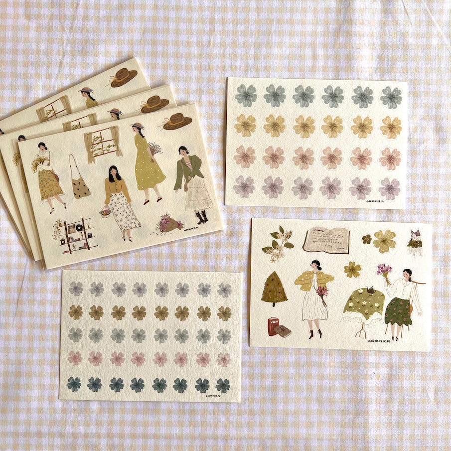 Spring themed sticker sheets