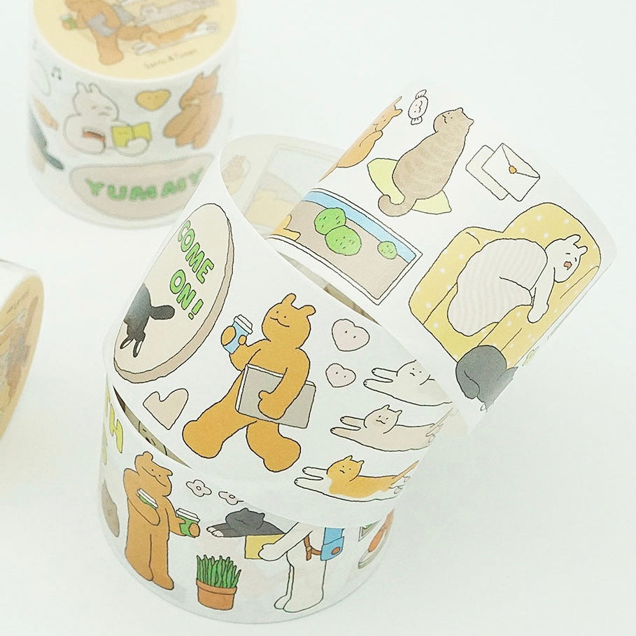 Cat themed washi tape