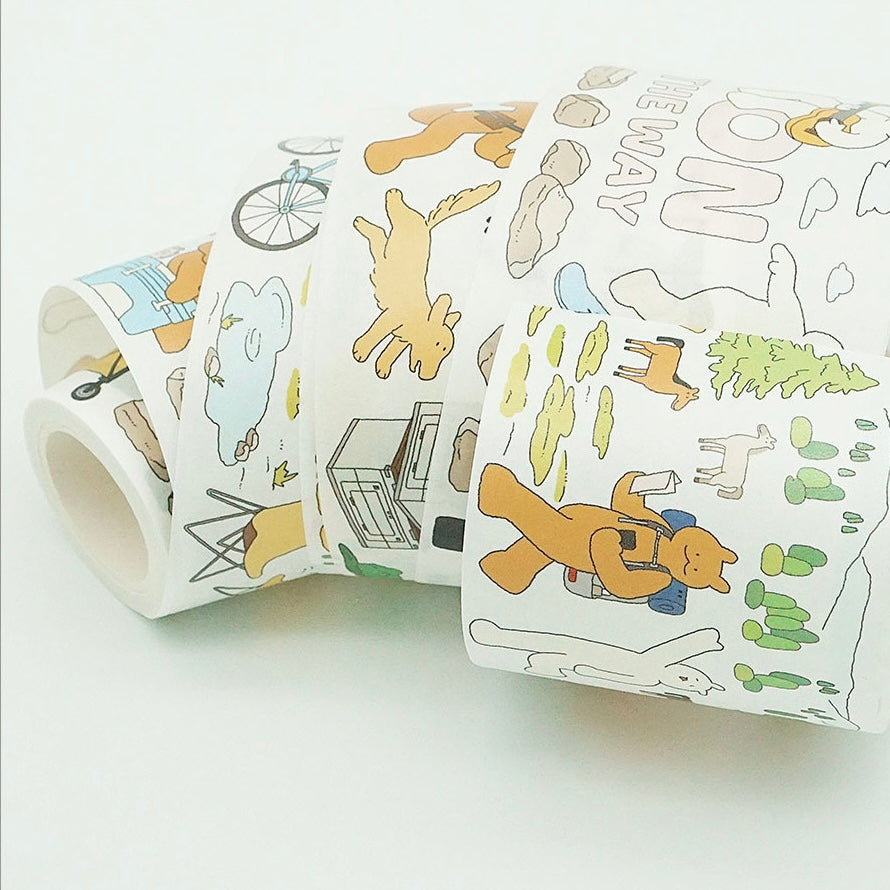 Hiking themed washi tape