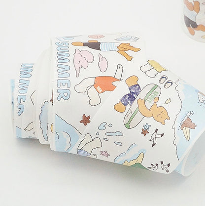 Beach themed washi tape