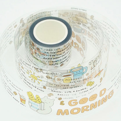 morning themed PET tape