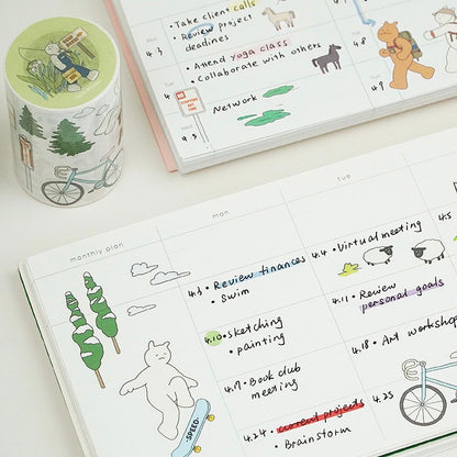 Use washi tape in your planner