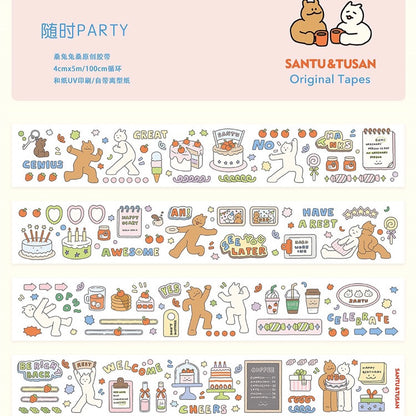 Party anytime washi tape designs