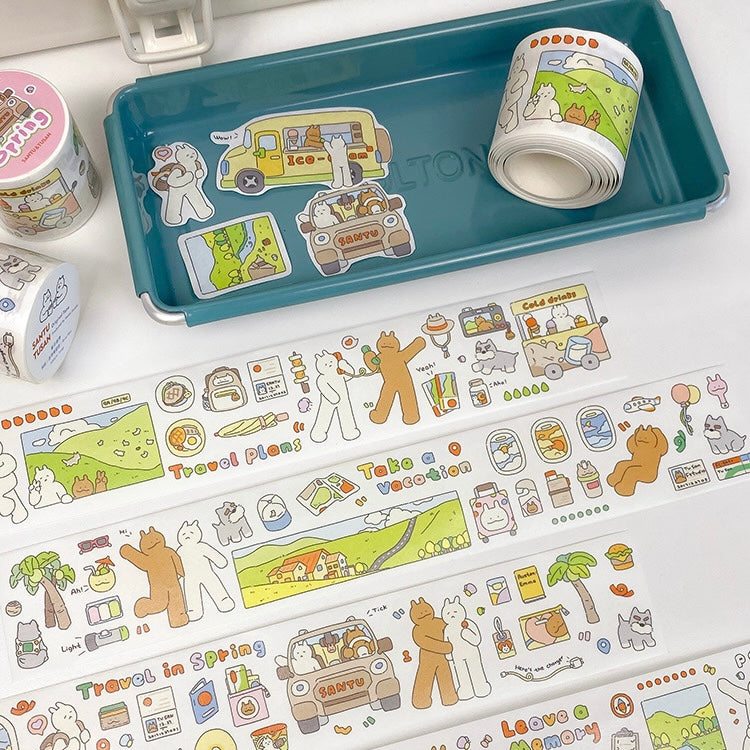 Spring theme washi tape