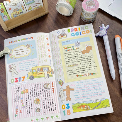 Use example of washi tape in journal