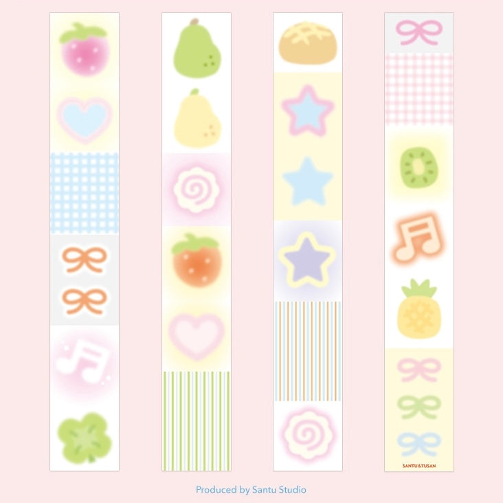 Sticky note roll designs