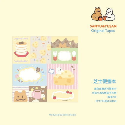 SANTU & TUSAN Original Notepad - Cheese & Farm